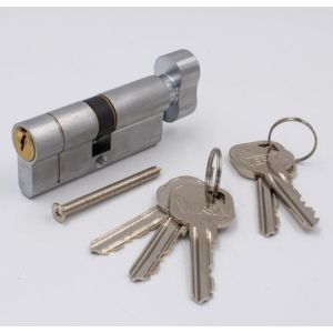 Euro Key and Turn Cylinder Anti Snap With 5 Keys